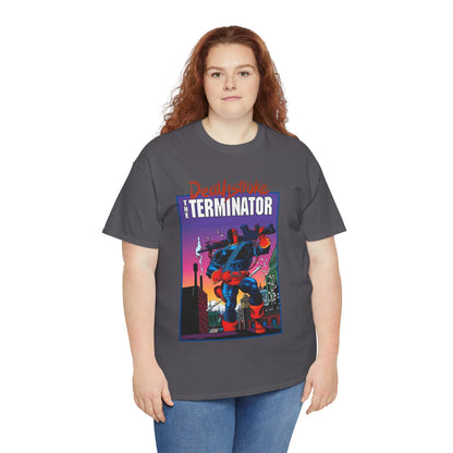 Deathstroke The Terminator T-Shirt - Mike Zeck Art - New Teen Titans Foe & Mercenary - Slade Wilson, Father of Jericho and Ravager - DC Comics - #1 Cover