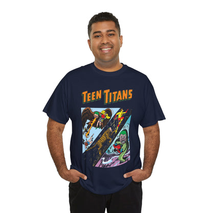 Teen Titans T-Shirt - Nick Cardy Art - #1 Cover Art - Robin, Wonder Girl, Kid Flash, Aqualad - DC Comics