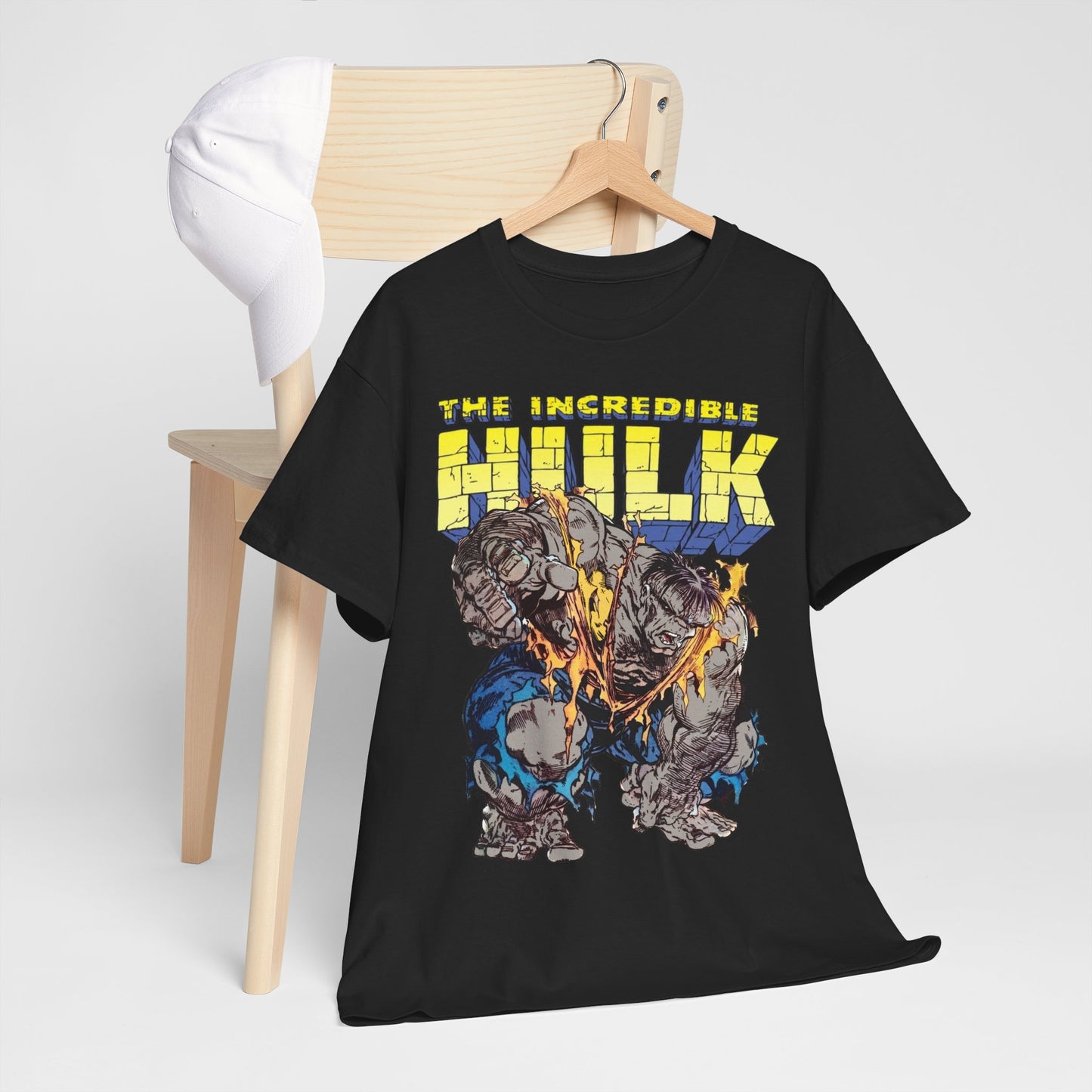 Incredible Hulk T-Shirt - Todd McFarlane Art - Marvel Comics - Grey Hulk, Bruce Banner