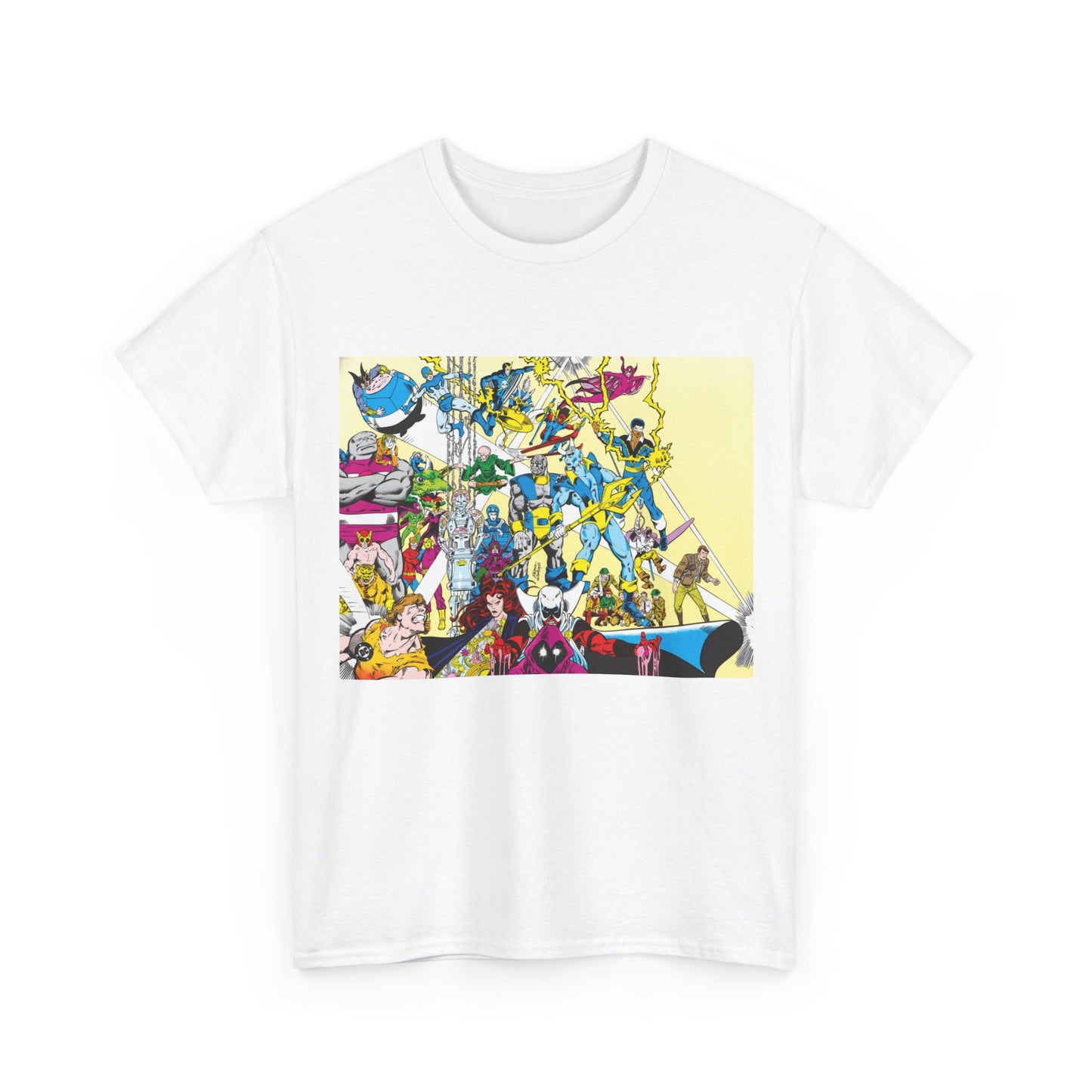 Who's Who in the DC Universe T-Shirt - George Perez Art - Black Lightning, Black Orchid - #3 Cover Art - DC Comics