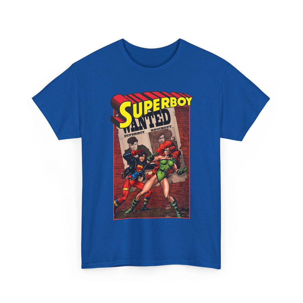 Superboy T-Shirt - Tom Grummett Art - Knockout - DC Comics