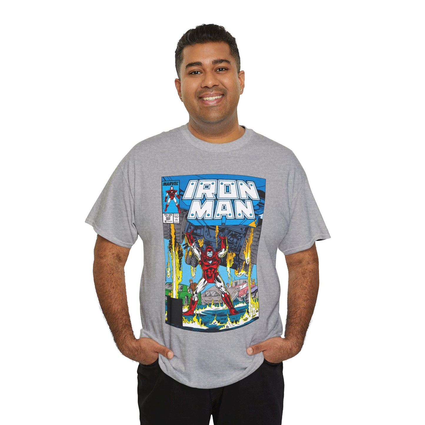 Iron Man #222 T-Shirt - Mark Bright Art - Marvel Comics