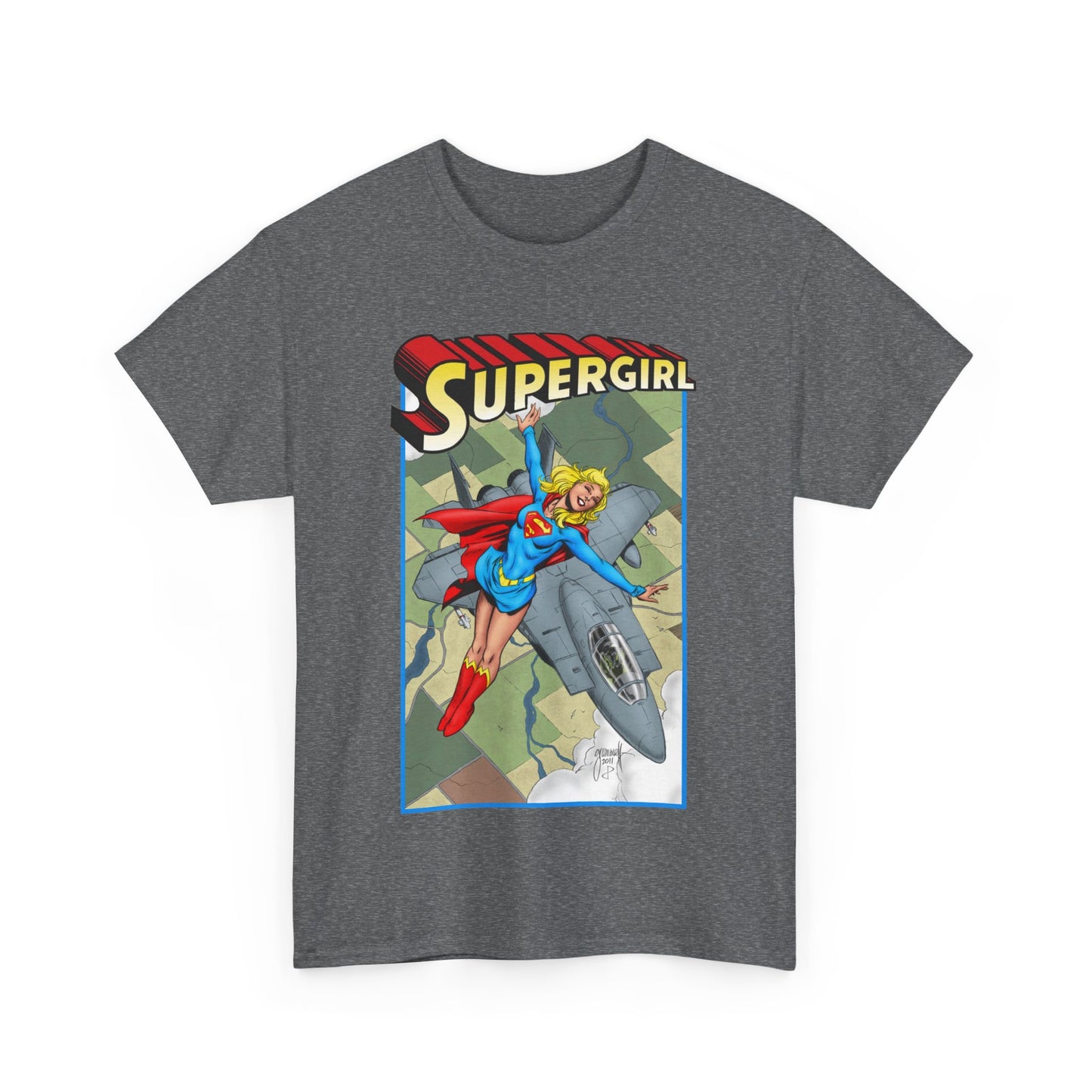 Supergirl T-Shirt - Tom Grummett Art - Kara from Argo City, Superman's Cousin - The Maid of Might - DC Comics
