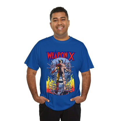 Weapon X T-Shirt - Barry Windsor-Smith Art - Wolverine Origin Story Before He Joined the X-Men - Logan, Mutant Leader - Marvel Comics