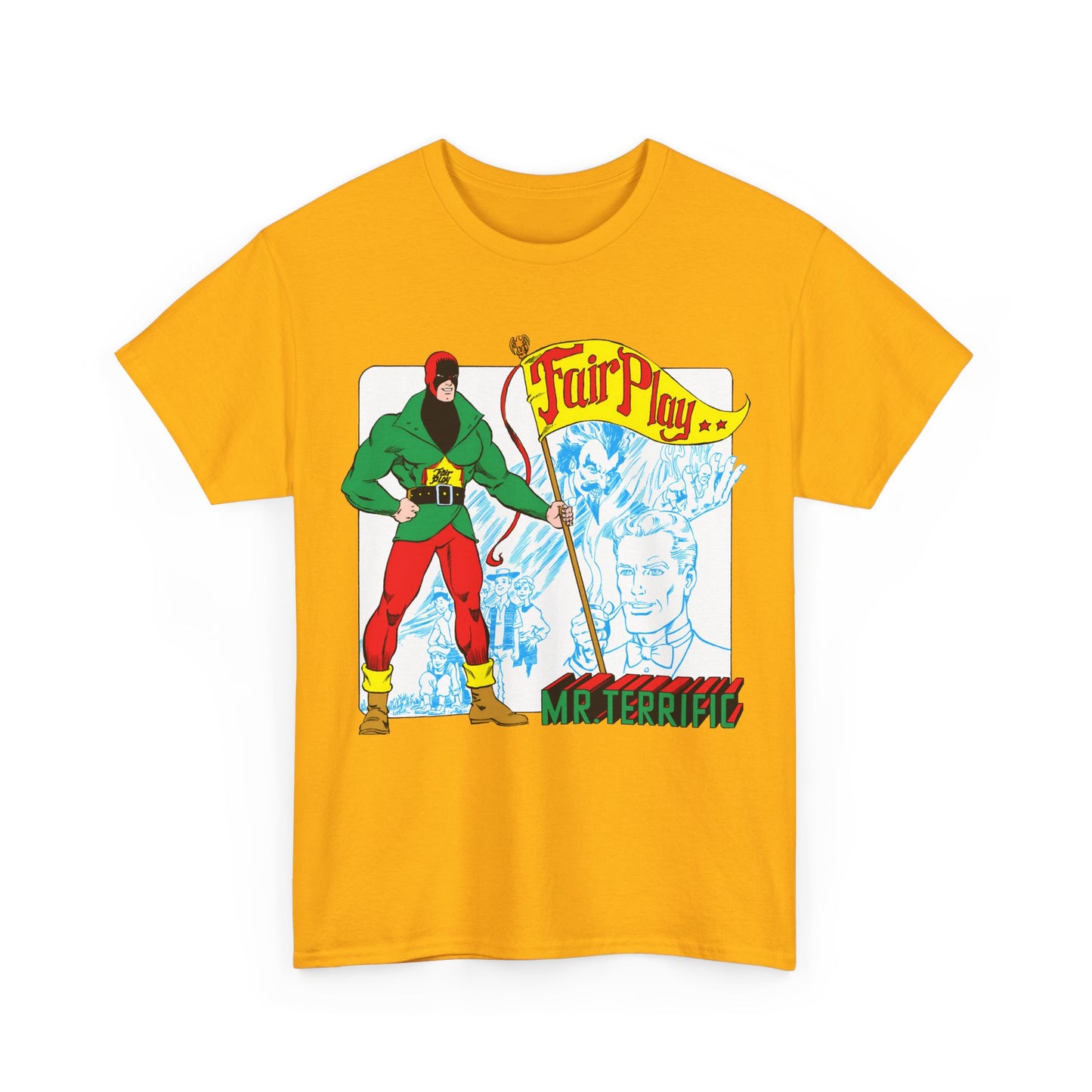 Mr Terrific T-Shirt - Stephen DeStefano Art - Who's Who in the DC Universe Entry - DC Comics