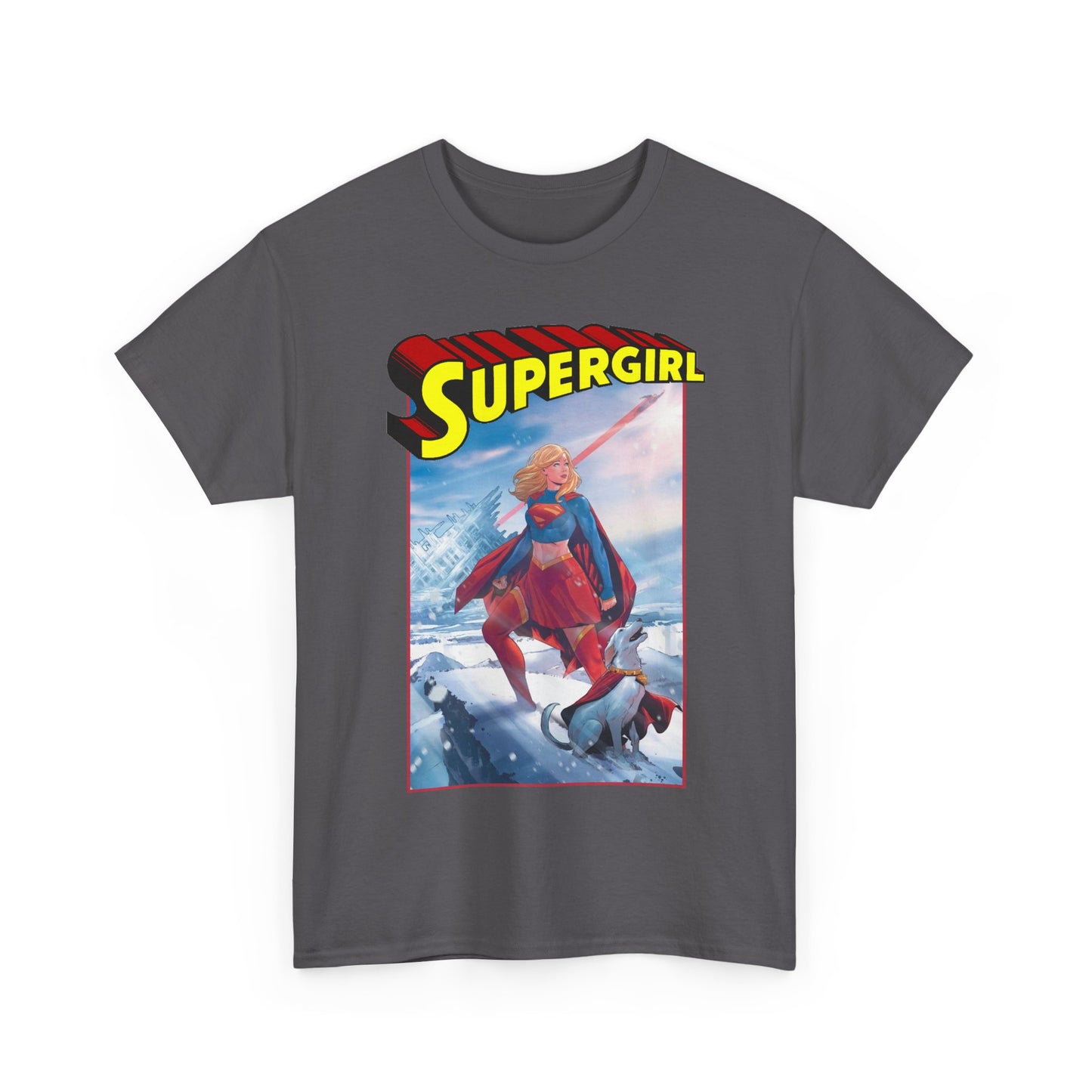 Supergirl & Krypto T-Shirt - Lucas Meyer Art - New 2026 Movie with Milly Alcock - DC Comics