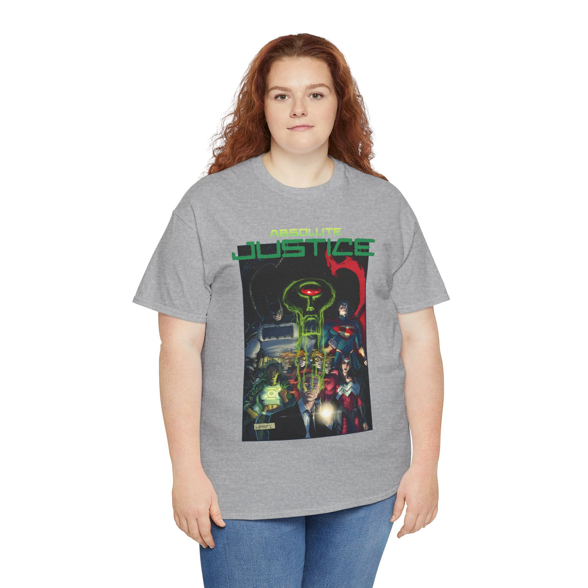 Absolute Justice T-Shirt - Juan Ferreyra Art - Superman Batman Wonder Woman Martian Manhunter - DC Comics