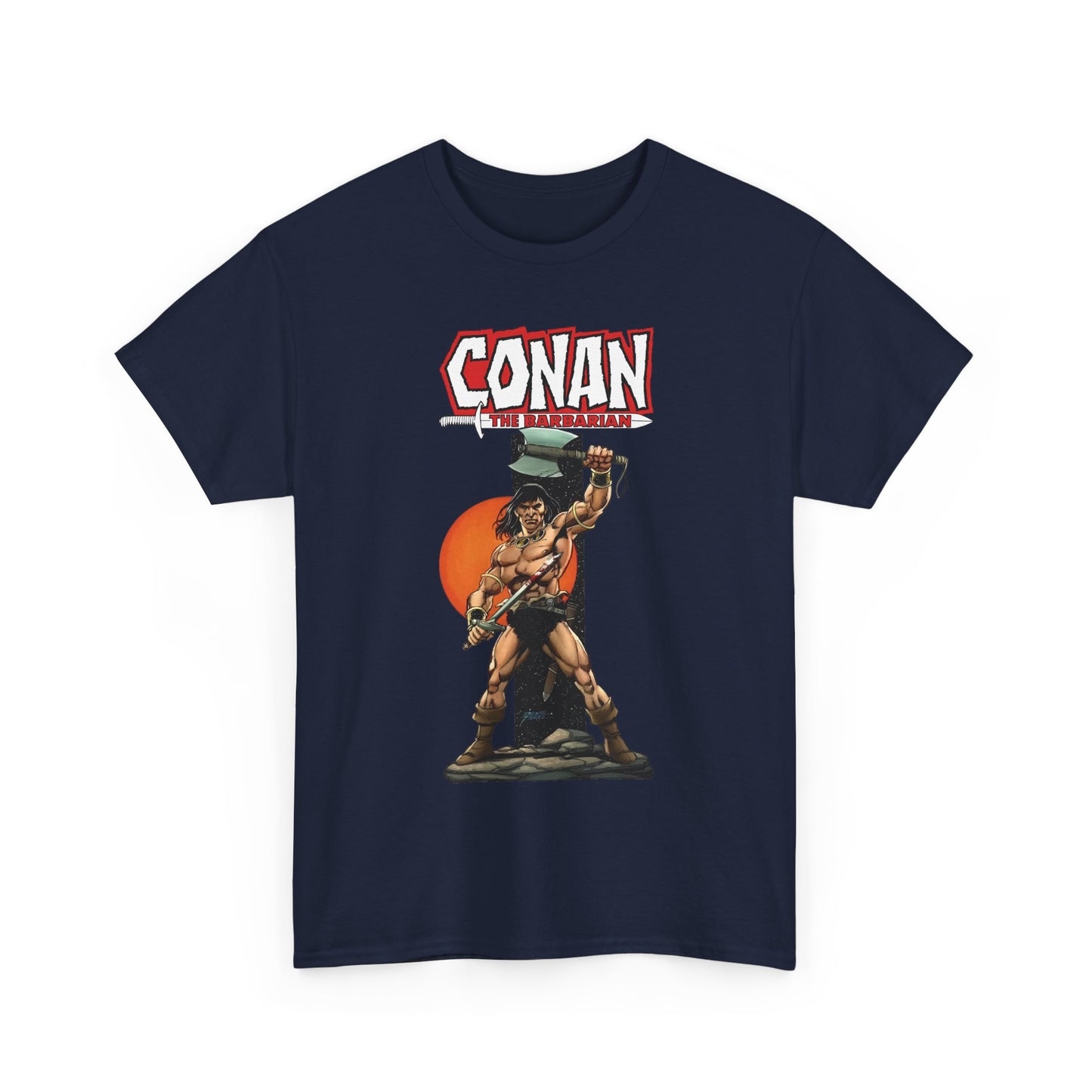 Conan the Barbarian T-Shirt - George Perez Art - Marvel Comics