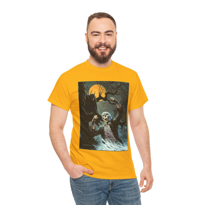 Solomon Grundy T-Shirt - Bernie Wrightson Art - Batman Watching From the Trees - DC Comics