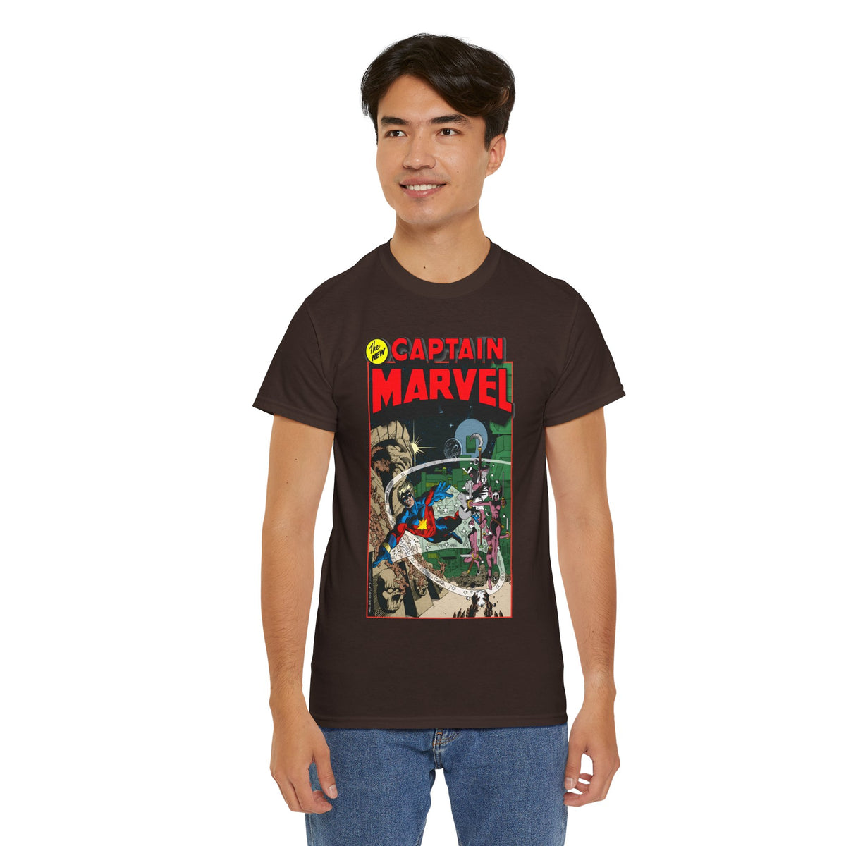 Captain Marvel T-Shirt - Frank Miller Art - Spotlight #8 Cover Art - Marvel Comics