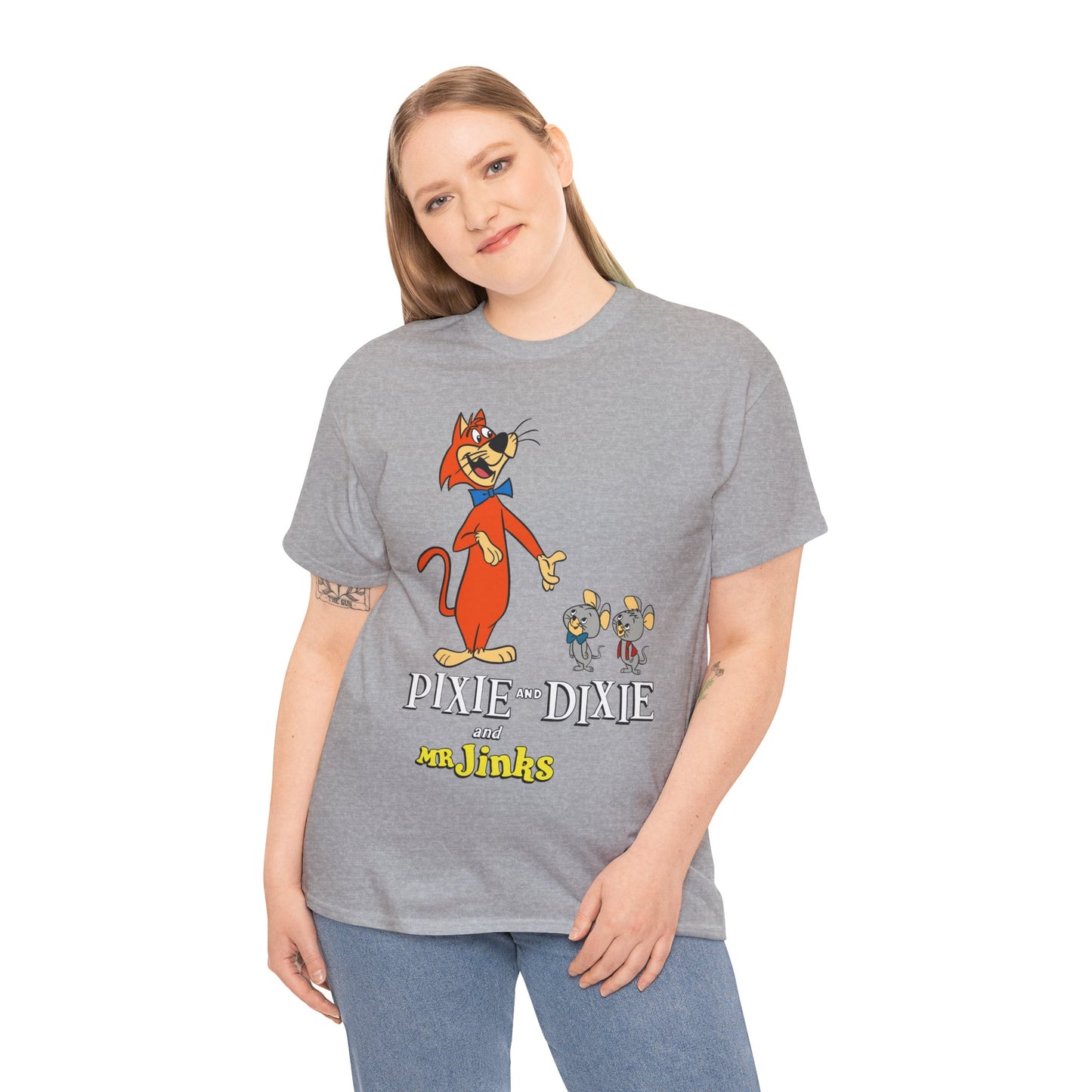 Pixie & Dixie & Mr Jinks T-Shirt - Classic Hanna-Barbera Saturday Morning Cartoon - I Hate Meeces to Pieces!