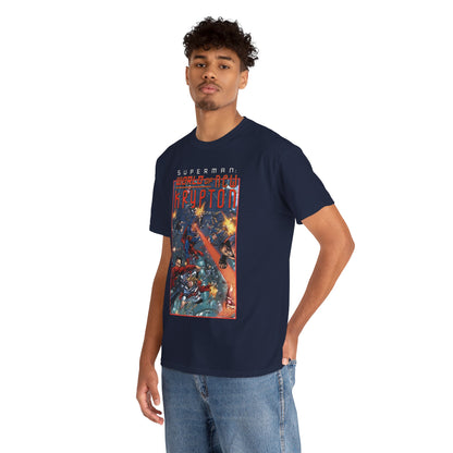 Superman: World of Krypton T-Shirt - George Perez Art - Superboy, Supergirl, Mon-El - DC Comics