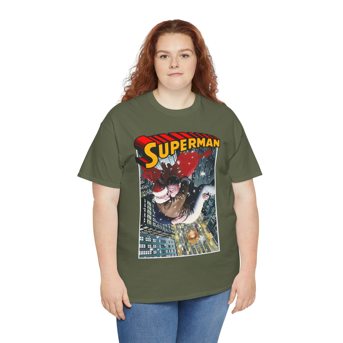 Superman Christmas T-Shirt - Alex Ross Art - DC Comics