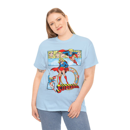 Supergirl T-Shirt - Krypton, Superman, Kara, Kandor - DC Comics - 1980s Art - Style Guide - Superman's Cousin