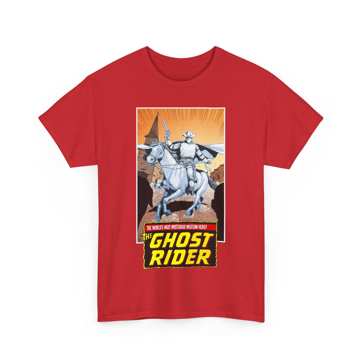 Ghost Rider/Phantom Rider T-Shirt - Carter Slade - Marvel Comics - 1970s Supernatural Western Hero