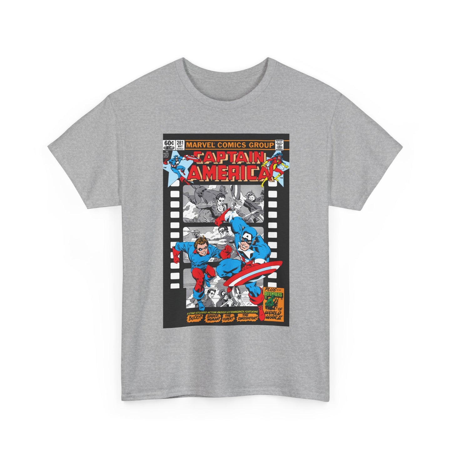 Captain America #281 T-Shirt - Mike Zeck Art - Marvel Comics