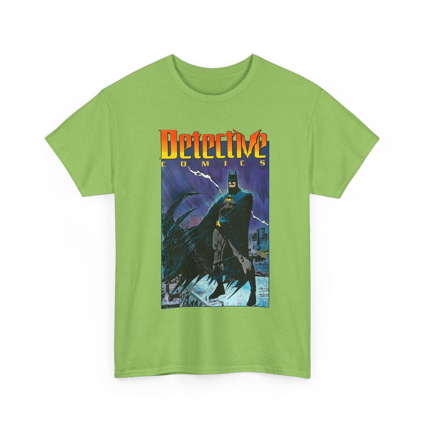 Detective Comics T-Shirt - #600 Cover Denys Cowan Art - Gotham City, Dark Knight, Batman - DC Comics