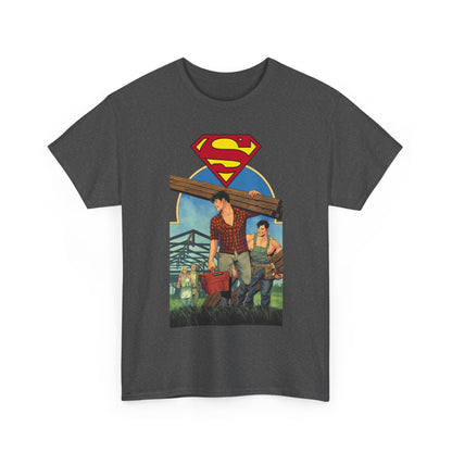Superman: Son of Kal-El T-Shirt - Travis Moore Art - #17 Variant Cover - Clark and Jon Kent - Super Thirst Trap - DC Comics