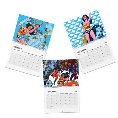 Wonder Woman Calendar (2026) - Bronze Age Art - Pre-Crisis DC Comics - Diana Prince of Paradise Island