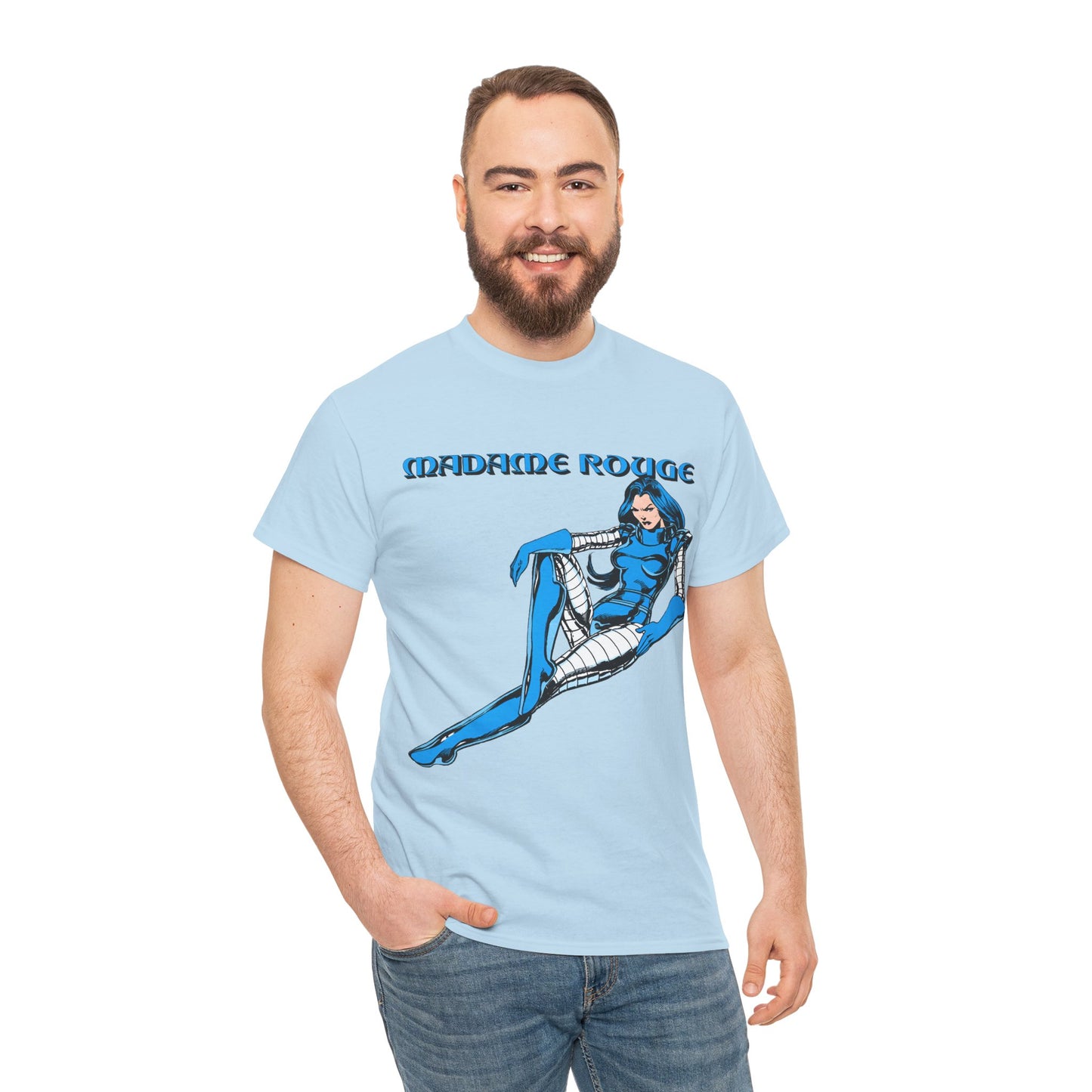 Madame Rouge T-Shirt - John Byrne Art - Doom Patrol, New Teen Titans Villain - Brotherhood of Evil - DC Comics Who's Who Entry