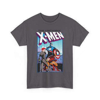 Uncanny X-Men T-Shirt - Jim Lee Art - #268 Cover - Captain America, Black Widow, Wolverine - Marvel Comics