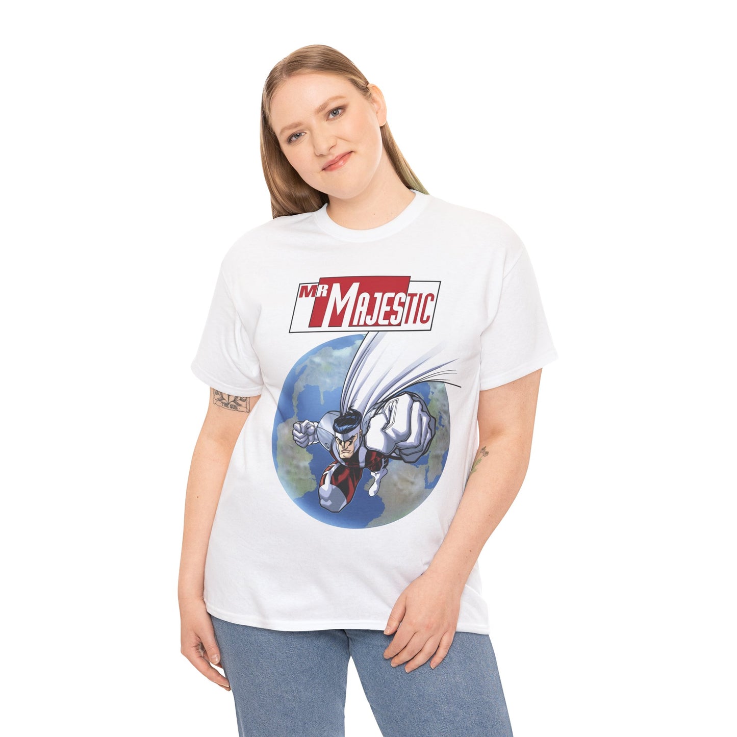 Mr. Majestic T-Shirt - Ed McGuiness Variant Cover Art - DC/Wildstorm Comics