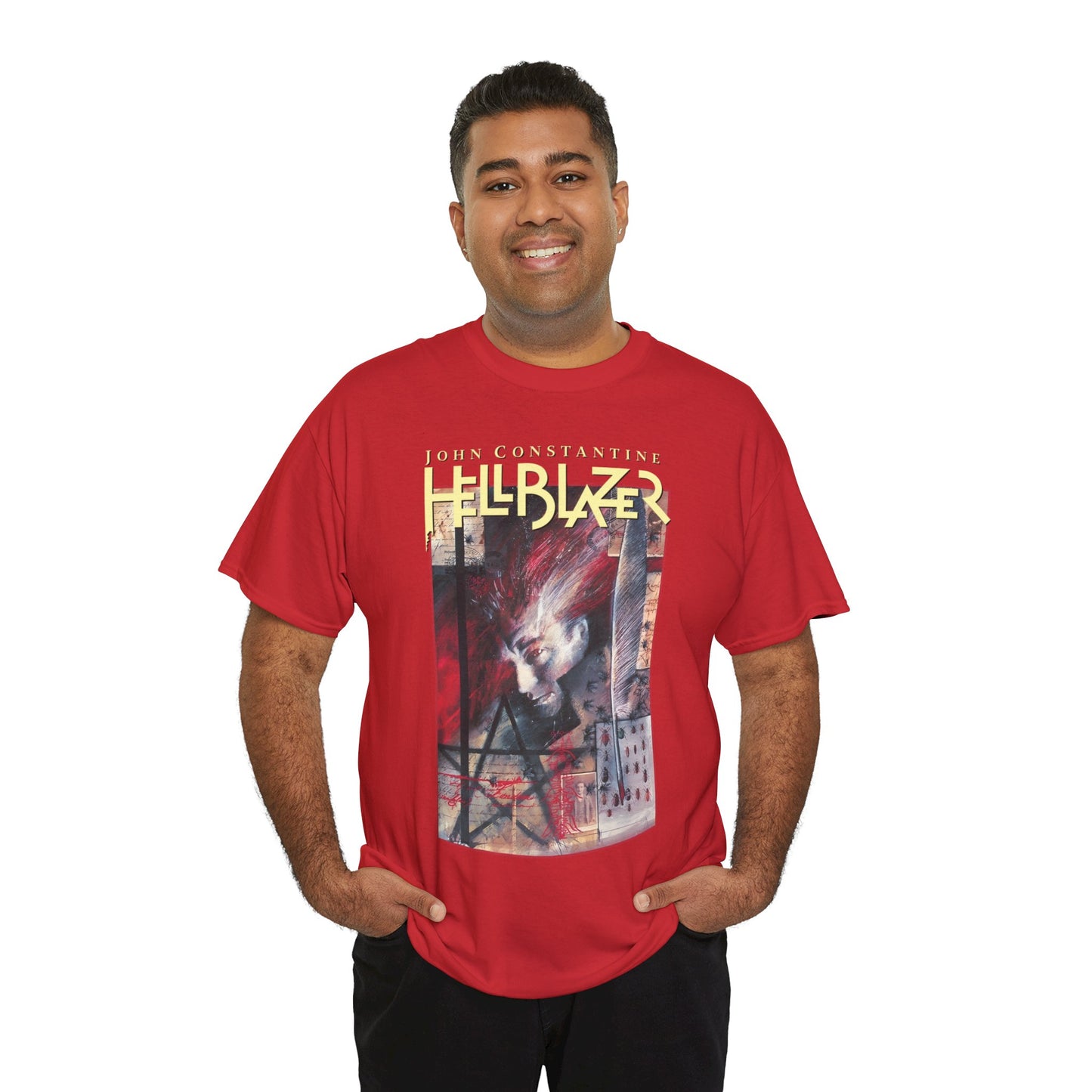 John Constantine Hellblazer T-Shirt - Dave McKean Art - DC Comics/Vertigo