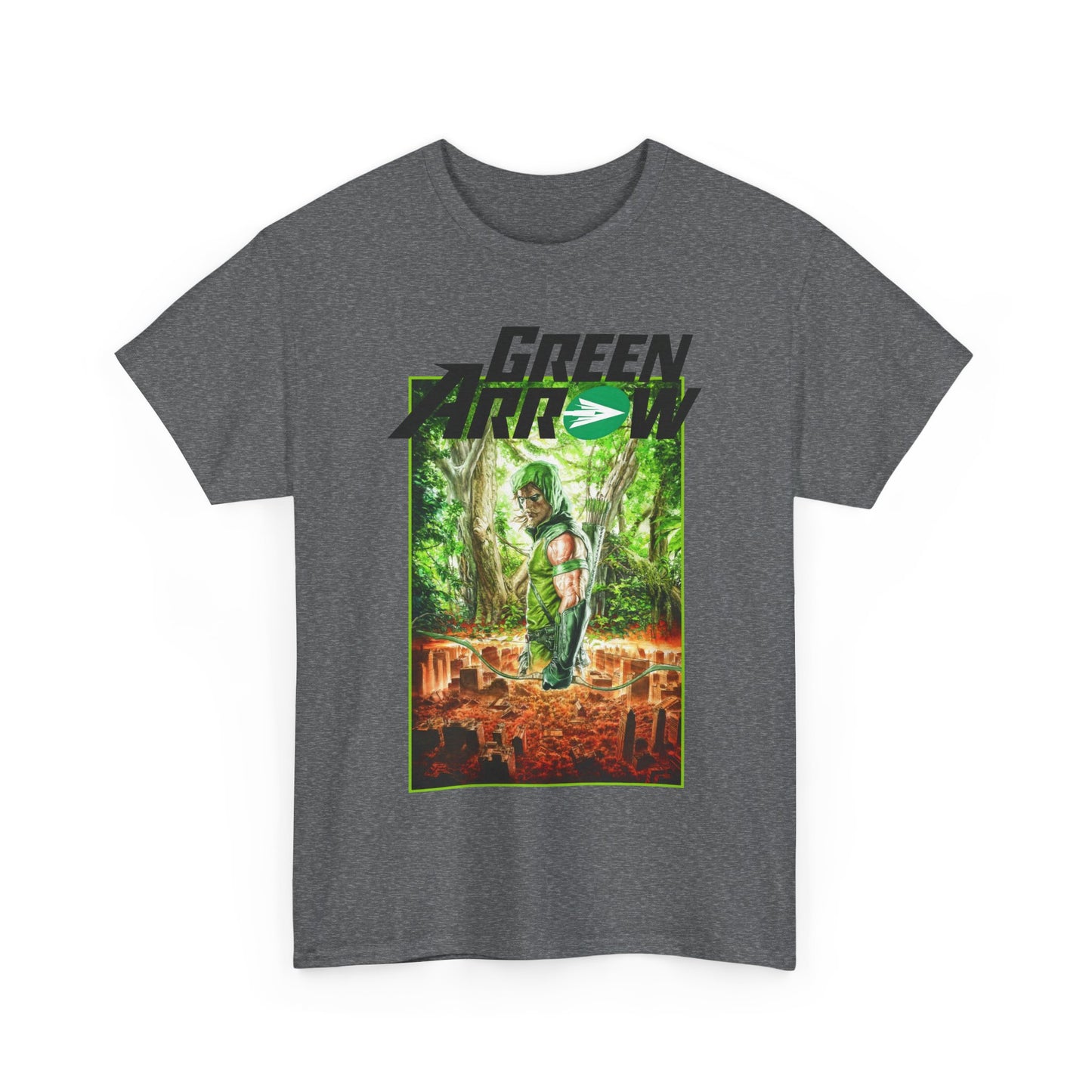 Green Arrow T-Shirt - Mauro Cascioli Art - Brightest Night Cover - Emerald Archer - DC Comics