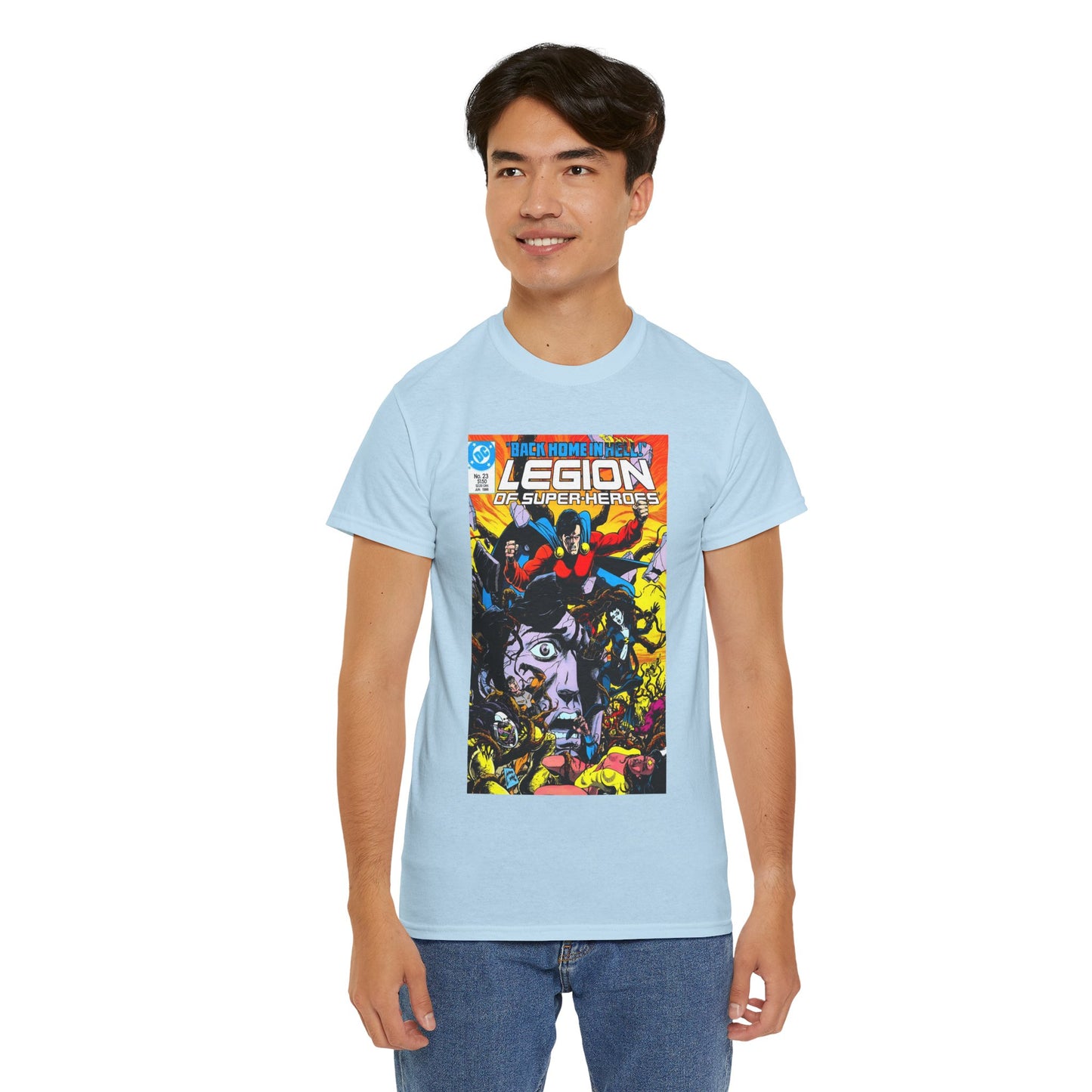 Legion of Super-Heroes #23 T-Shirt - Steve Lightle Art - DC Comics
