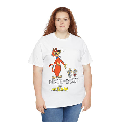 Pixie & Dixie & Mr Jinks T-Shirt - Classic Hanna-Barbera Saturday Morning Cartoon - I Hate Meeces to Pieces!