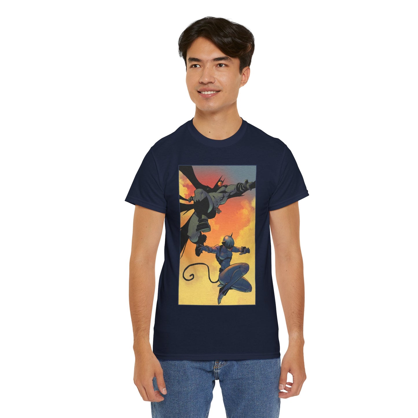 Absolute Batman & Absolute Catwoman T-Shirt - Nick Dragotta Art - DC Comics All-In