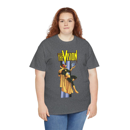 Vision T-Shirt - George Perez Art - Built by Ultron - Avengers Member - Marvel Comics