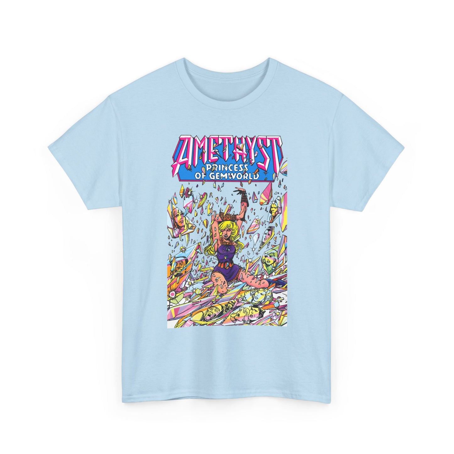 Amethyst Princess of Gemworld T-Shirt - George Perez Art - Lord Topaz, Dark Opal, Granch, Citrina - DC Comics