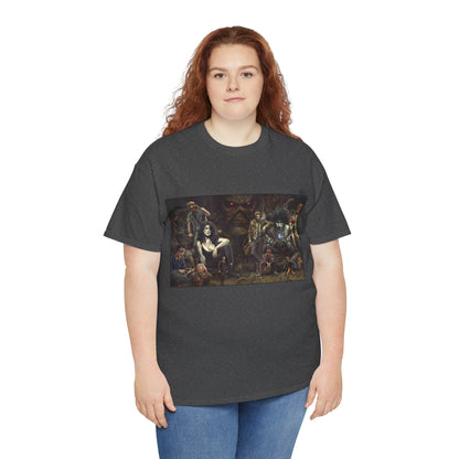 Vertigo Poster T-Shirt - Lee Bermejo Art - Swamp Thing, Sandman, Death, Spider Jerusalem, Shade - DC Comics