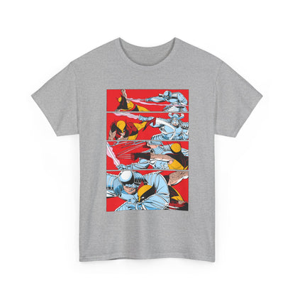 Wolverine Vs Silver Samurai Fight T-Shirt - Uncanny X-Men #173 - Marvel Comics
