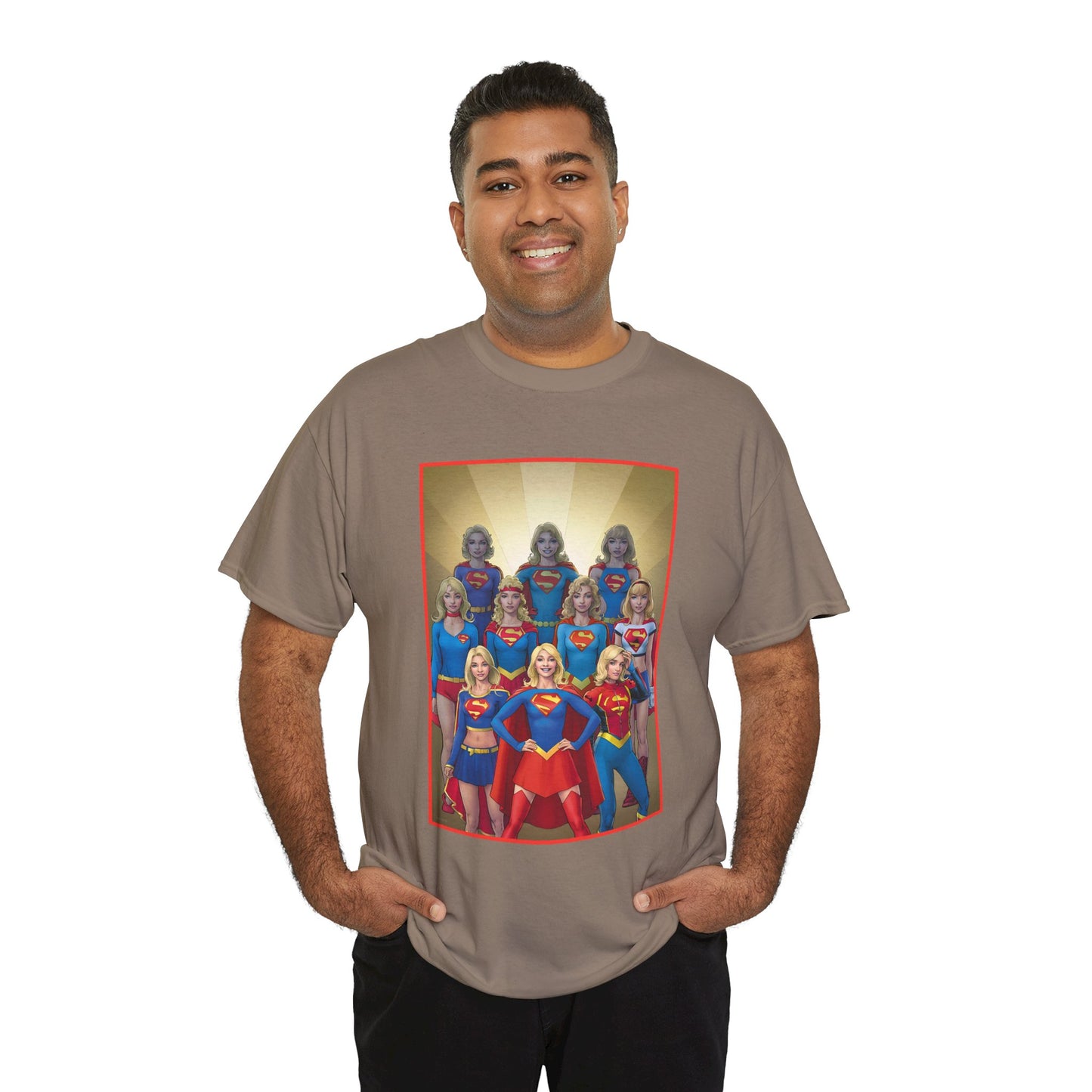 Supergirl Through the Ages T-Shirt - Nicola Scott Art - Kara from Kandor, Superman's Cousin, Linda Danvers - Survivor from Krypton - DC Comics