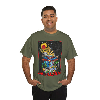 Invasion T-Shirt - Bart Sears Art - DC Comics