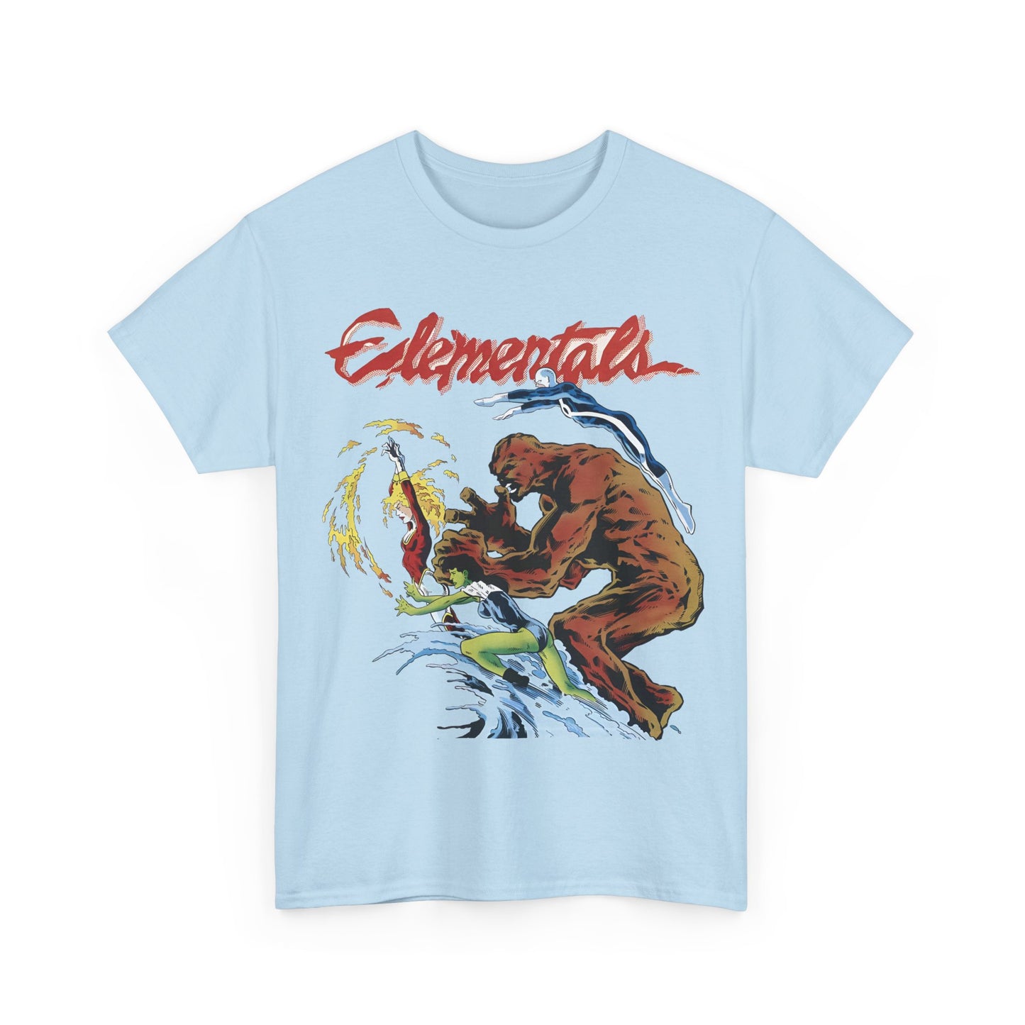 Elementals T-Shirt - Morningstar, Vortex, Fathom, Monolith - Comico Comics