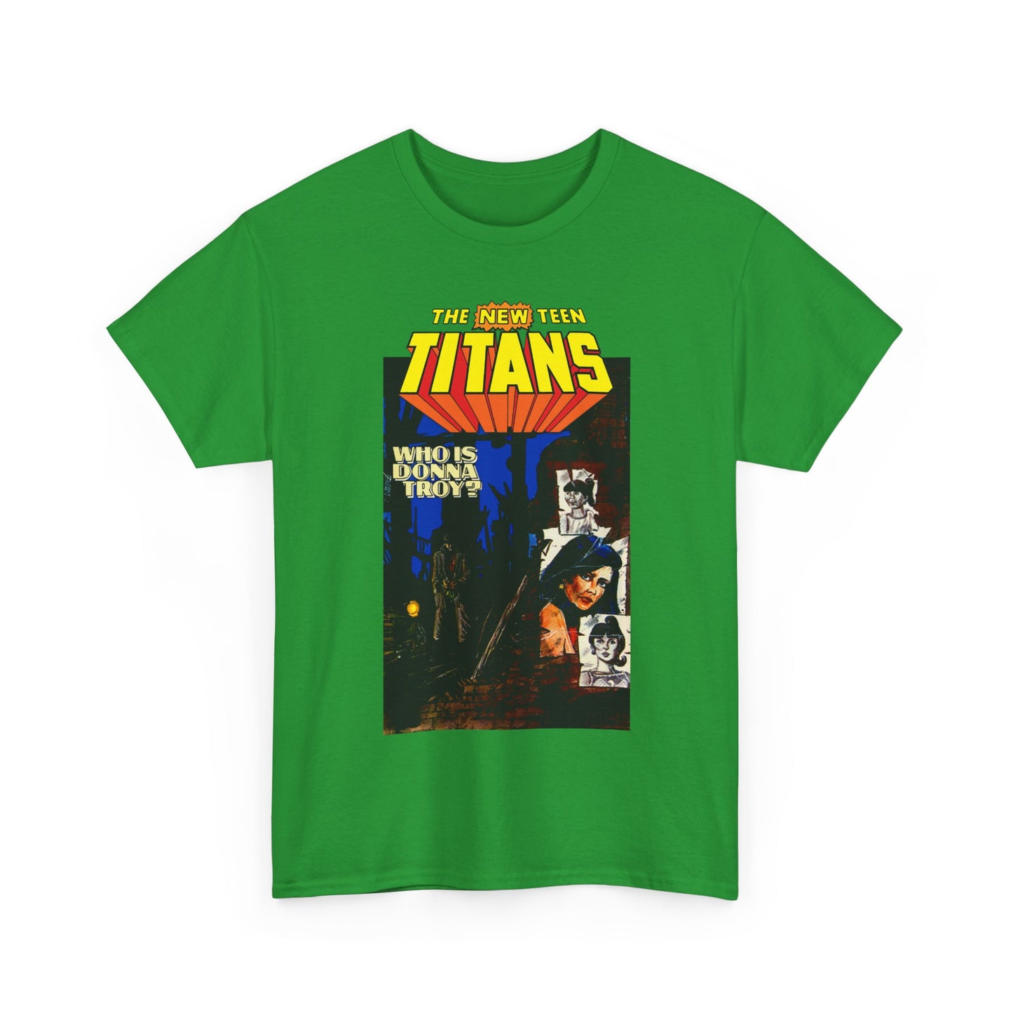 New Teen Titans T-Shirt - Classic George Perez Art - Who is Donna Troy? - Iconic Story and Cover - Robin/Dick Grayson - Popular DC Comics 1980s Series