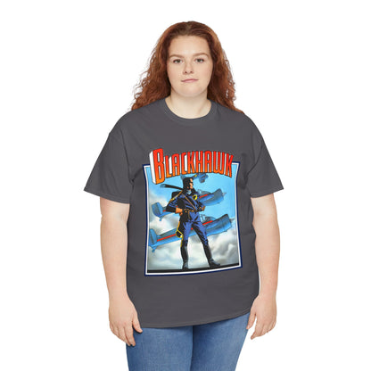 Blackhawk T-Shirt - Howard Chaykin Art - World War II Anti-Nazi Ace Pilots - DC Comics
