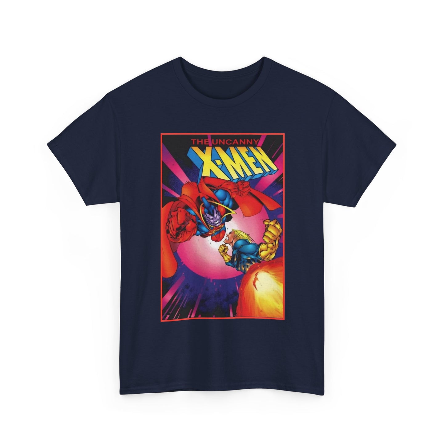 Uncanny X-Men T-Shirt - Joe Madureira Art - #341 Cover Art - Cannonball Vs Gladiator - Marvel Comics