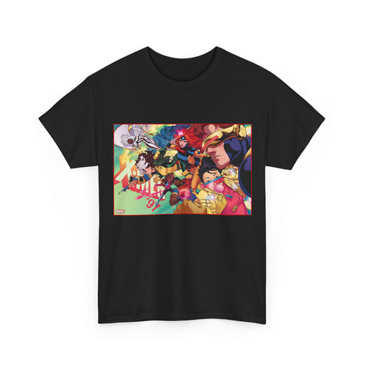 X-Men '97 T-Shirt - Russell Dauterman Art - Cyclops, Jean Grey, Rogue, Storm, Jubilee, Beast, Gambit, Bishop, Wolverine - Marvel Comics