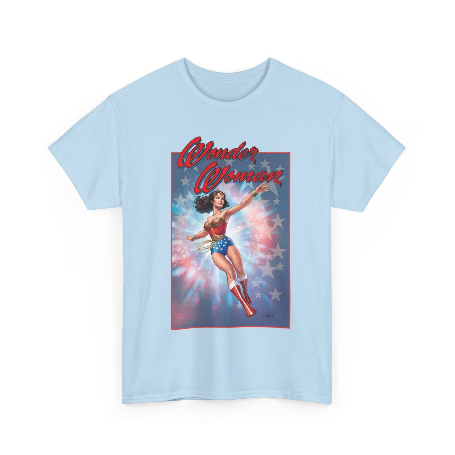 Wonder Woman '77 T-Shirt - Nicola Scott Art - Comic Book Based on the 1970s TV Series with Lynda Carter - DC Comics
