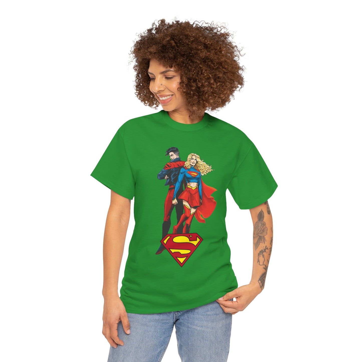 Supergirl & Superboy T-Shirt - Dan Mora Art - DC Comics