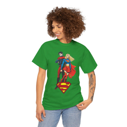 Supergirl & Superboy T-Shirt - Dan Mora Art - DC Comics