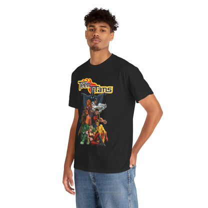 Teen Titans T-Shirt - Michael Turner Art - Cyborg, Raven, Wonder Girl, Superboy, Robin, Starfire - DC Comics