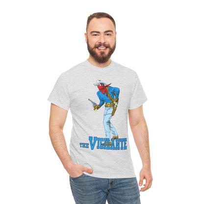 Vigilante T-Shirt - Gray Morrow Art - Seven Soldiers of Victory, All-Star Squadron Member - DC Comics