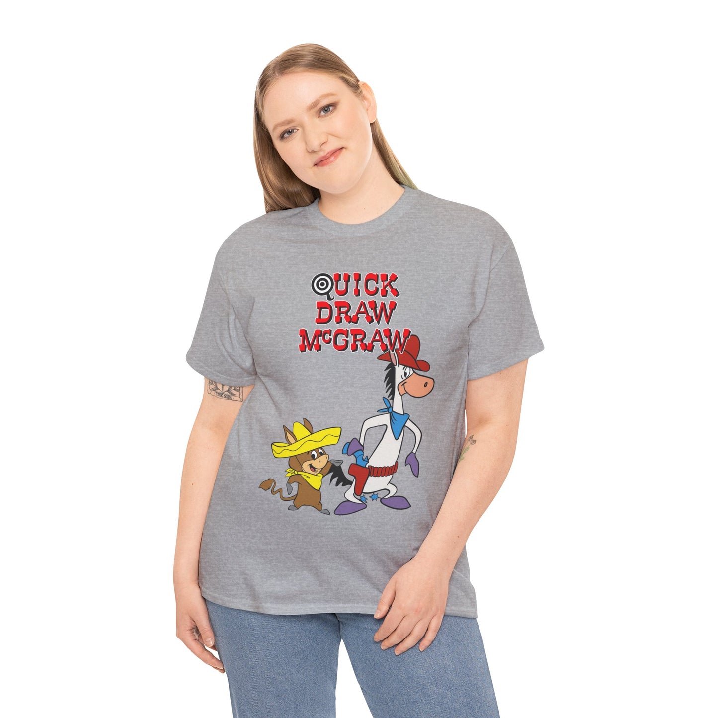 Quick Draw McGraw T-Shirt - Baba Looey - Hanna-Barbera Cartoon - Popular 1960s TV Animation