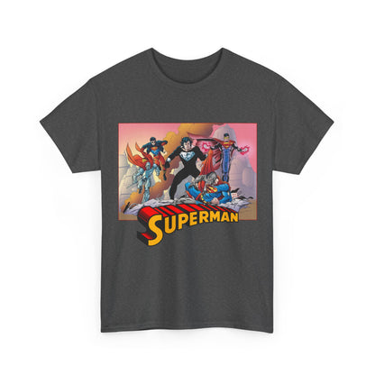 Superman T-Shirt - Tom Grummett Art - Death & Return - Steel, Cyborg, Eradicator - DC Comics