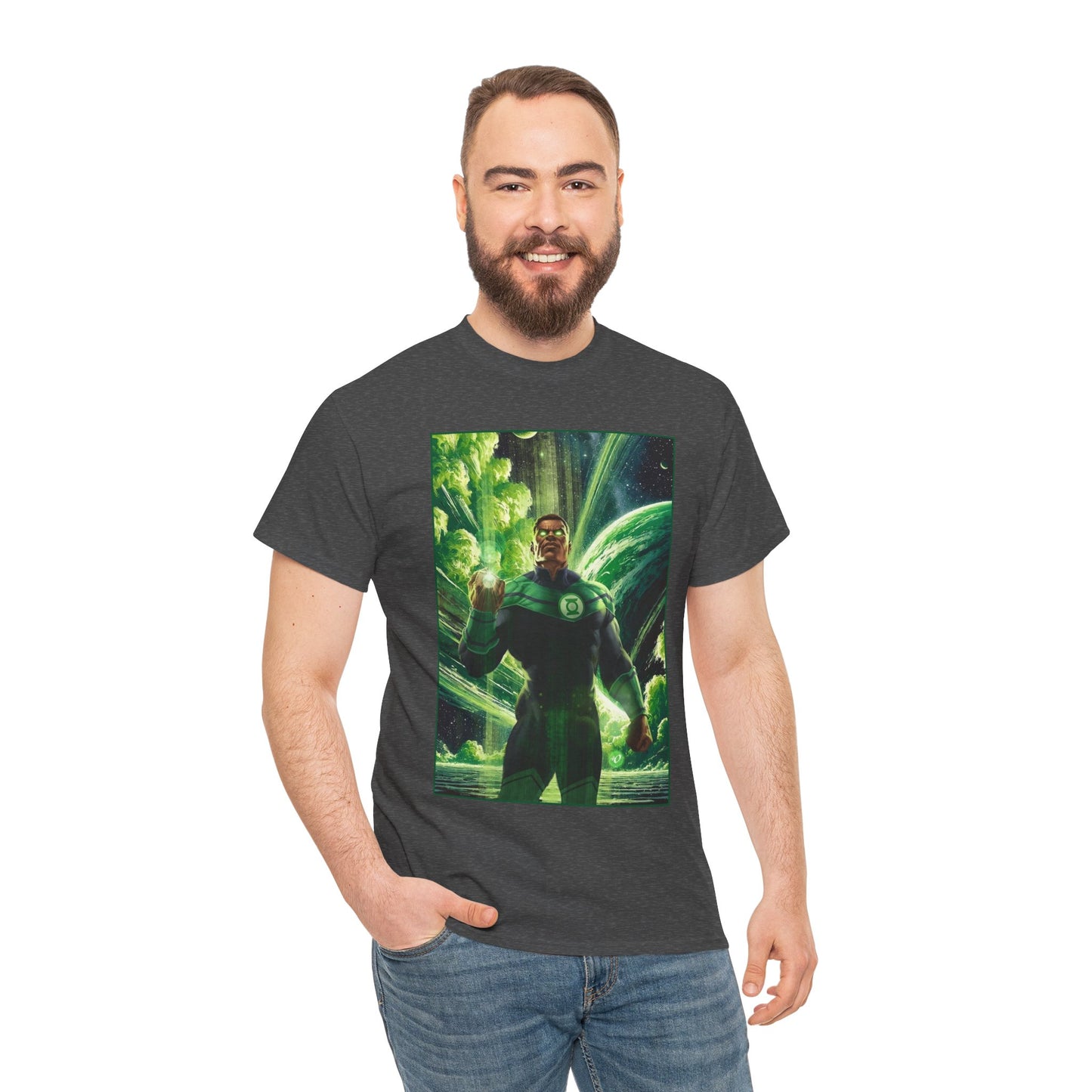 Green Lantern T-Shirt - Ariel Olivetti Art - John Stewart - DC Comics